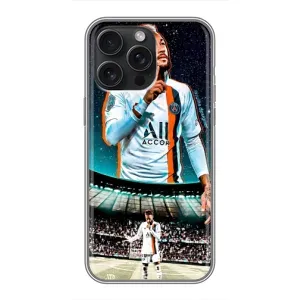 Силіконовий Чохол для iPhone 16 Pro Max (Неймар ПСЖ)