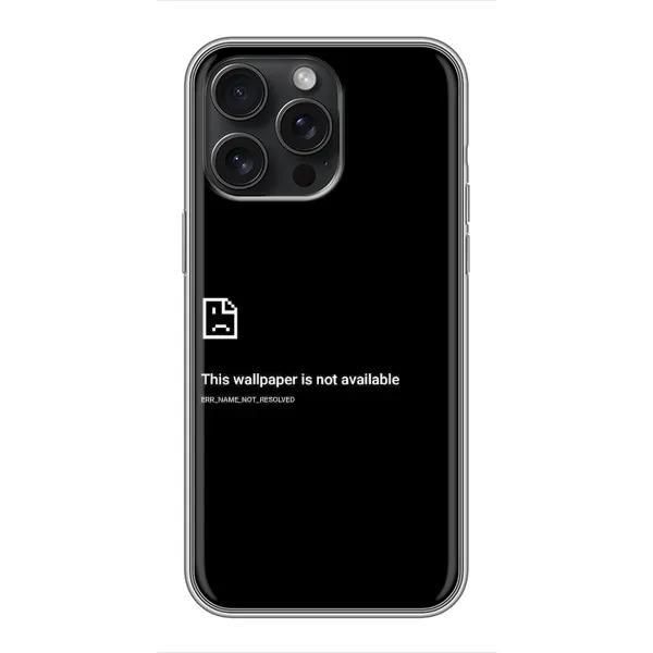Чохол з малюнком «Помилка» для iPhone 16 Pro Max