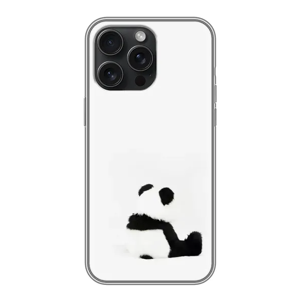 Чехол с рисунком «Панда обиделся» для iPhone 16 Pro Max Чехол с рисунком «Панда обиделся» для iPhone 16 Pro Max