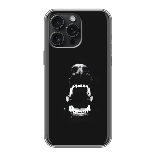Чехол с рисунком «Пасть добермана» для iPhone 16 Pro Max