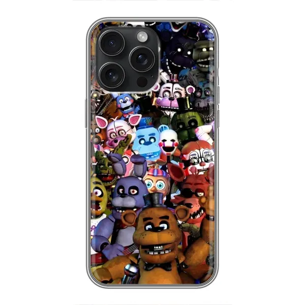 Чохол з малюнком «Персонажі Фредді» для iPhone 16 Pro Max