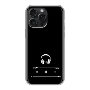 Чохол з картинками на чорному фоні для iPhone 16 Pro Max (Плеєр)
