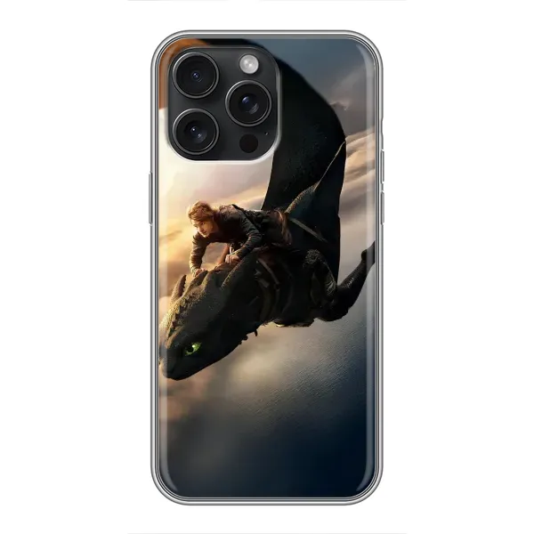 Чехол с рисунком «Полет Беззубика» для iPhone 16 Pro Max Чехол с рисунком «Полет Беззубика» для iPhone 16 Pro Max