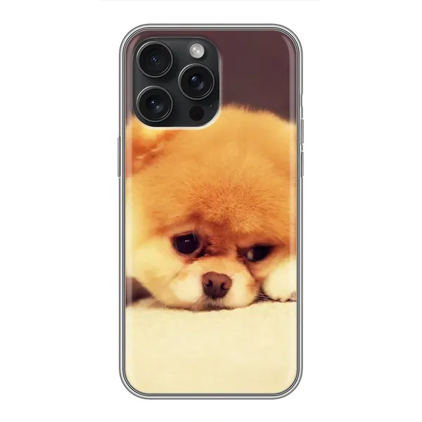 Чехол с рисунком «Померанский шпиц» для iPhone 16 Pro Max Чехол с рисунком «Померанский шпиц» для iPhone 16 Pro Max