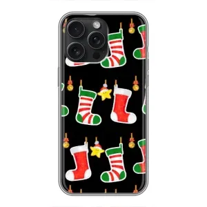 Силиконовый бампер на рождество для iPhone 16 Pro Max (Рождественские подарки)