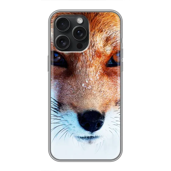Чехол с рисунком «Рыжая Лисичка» для iPhone 16 Pro Max