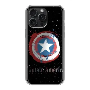 Чохол с Щітом Капітана Америки на iPhone 16 Pro Max (Щит Капітана)