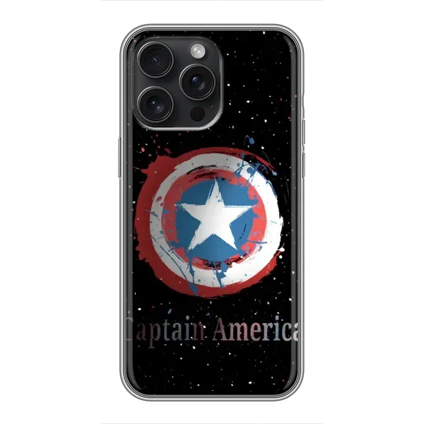 Чехол с рисунком «Щит Капитана» для iPhone 16 Pro Max Чехол с рисунком «Щит Капитана» для iPhone 16 Pro Max