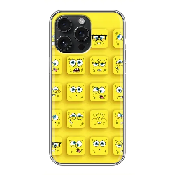 Чехол с рисунком «Спанч-БОБ» для iPhone 16 Pro Max Чехол с рисунком «Спанч-БОБ» для iPhone 16 Pro Max