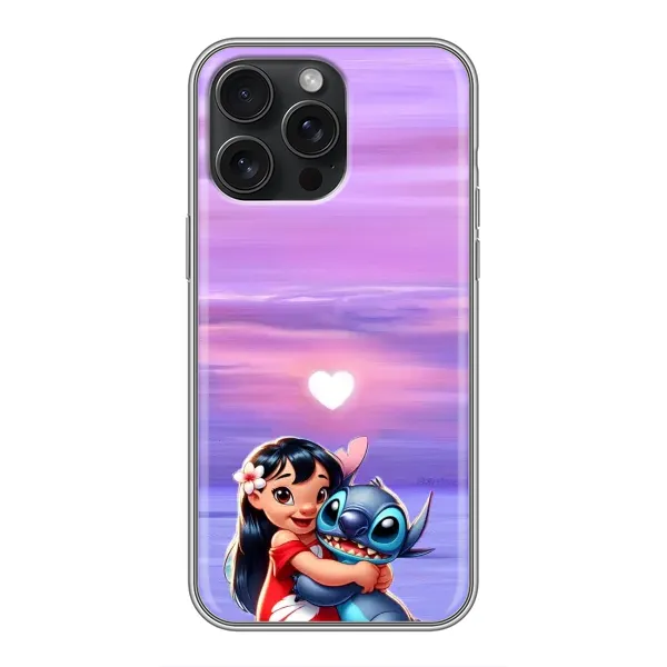 Чехол с рисунком «Стич и Лило» для iPhone 16 Pro Max