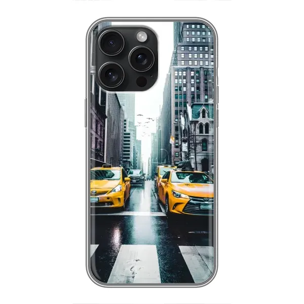 Чохол з малюнком «Таксі» для iPhone 16 Pro Max