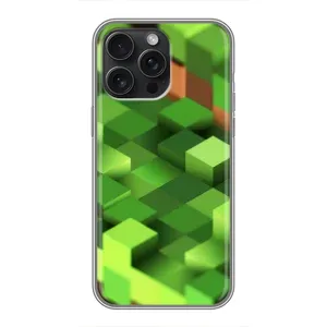 Чохли для iPhone 16 Pro Max (Персонажі МайнКрафт) (Текстура)