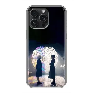 Чехлы с принтом Уэнсдей на iPhone 16 Pro Max (Уэнсдей и Энди)