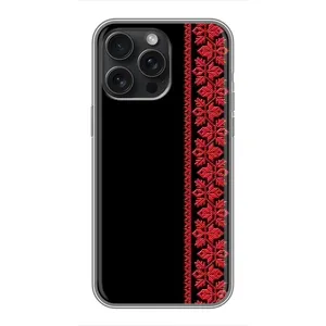 Силіконовый Чохол на iPhone 16 Pro Max з картинкой Вишиванки