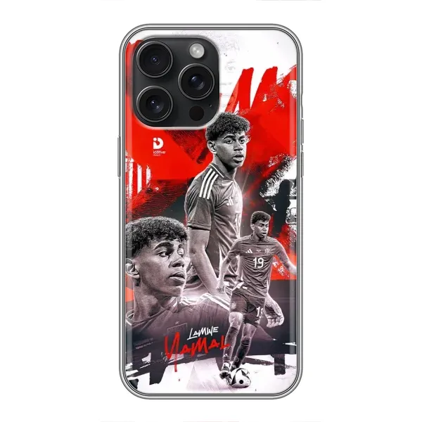 Чехол с рисунком «Ямаль 19» для iPhone 16 Pro Max Чехол с рисунком «Ямаль 19» для iPhone 16 Pro Max