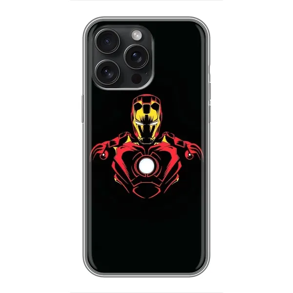 Чехол с рисунком «Железный человек» для iPhone 16 Pro Max Чехол с рисунком «Железный человек» для iPhone 16 Pro Max