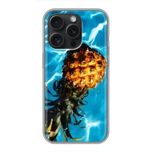 Чехол с изображением вкусной еды для iPhone 16 Pro (Ананас)