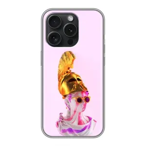 Чехол с Прикольным принтом на iPhone 16 Pro (АРТ Статуя)