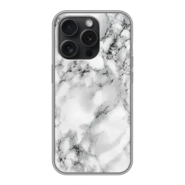 Чохол з малюнком «Білий мрамор» для iPhone 16 Pro Чохол з малюнком «Білий мрамор» для iPhone 16 Pro