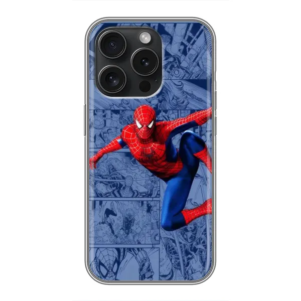 Чехол с рисунком «Человек Паук» для iPhone 16 Pro