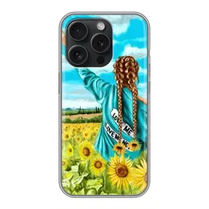 Чохол Стильні дівчата на iPhone 16 Pro (Дівчина на полі)