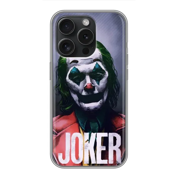 Чехол с рисунком «Джокер» для iPhone 16 Pro Чехол с рисунком «Джокер» для iPhone 16 Pro