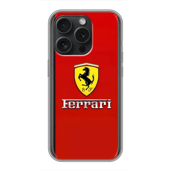 Чехол с рисунком «Ferrari Logo» для iPhone 16 Pro Чехол с рисунком «Ferrari Logo» для iPhone 16 Pro