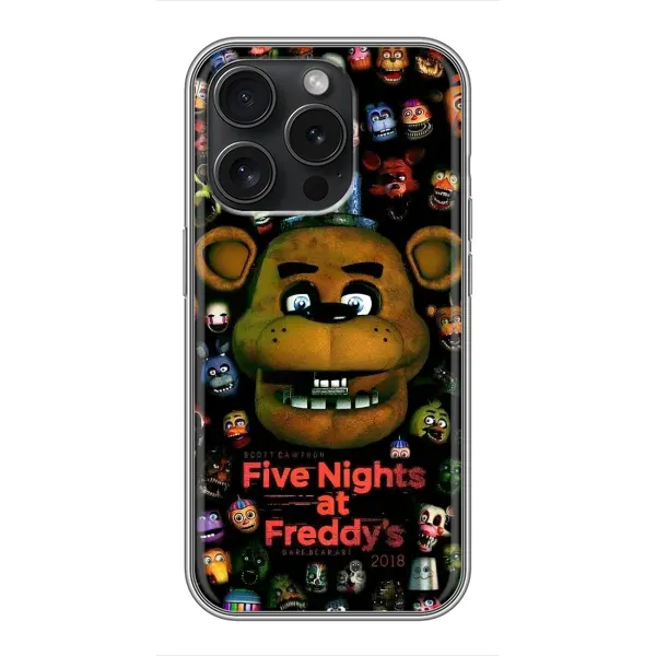 Чехол с рисунком «Freddy» для iPhone 16 Pro