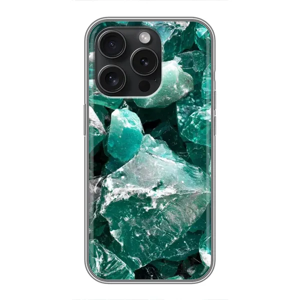 Чехол с рисунком «Изумруд» для iPhone 16 Pro Чехол с рисунком «Изумруд» для iPhone 16 Pro