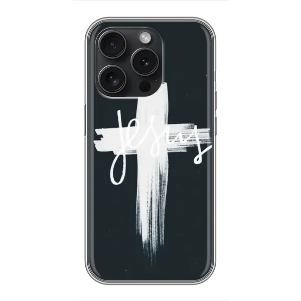 Чехол с рисунком «Jesus» для iPhone 16 Pro Чехол с рисунком «Jesus» для iPhone 16 Pro