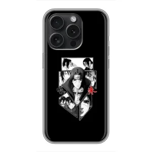 Чехлы с картинкой Итачи Учиха на iPhone 16 Pro (Коллаж Итачи)