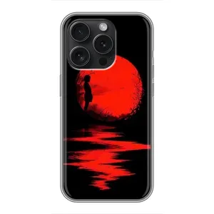 Літній Чохол на iPhone 16 Pro (Червоний Захід сонця)