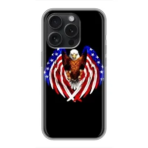 Чохол Прапор USA для iPhone 16 Pro (Крила США)