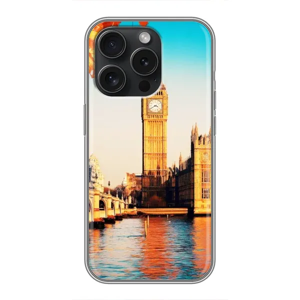 Чехол с рисунком «Летний Лондон» для iPhone 16 Pro
