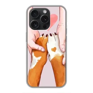 Чохол (ТПУ) Милі песики для iPhone 16 Pro (Любов до собак)