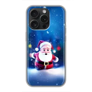 Чехлы на Новый Год iPhone 16 Pro (Маленький Дед Мороз)