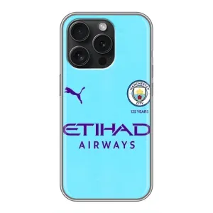 Силиконовые Чехлы принт Футбол на iPhone 16 Pro (Man City)