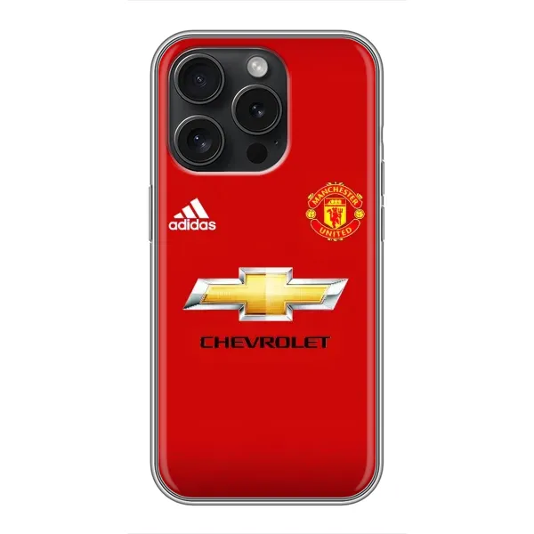 Чехол с рисунком «Man United» для iPhone 16 Pro