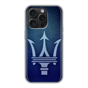 Чехлы с тематикой "Крутые машины" на iPhone 16 Pro (Лого Maserati)