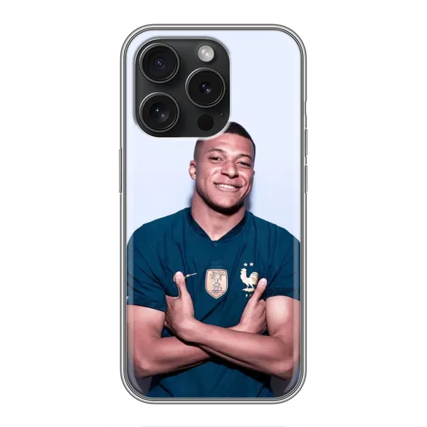 Чехол с рисунком «Мбаппешичка» для iPhone 16 Pro Чехол с рисунком «Мбаппешичка» для iPhone 16 Pro