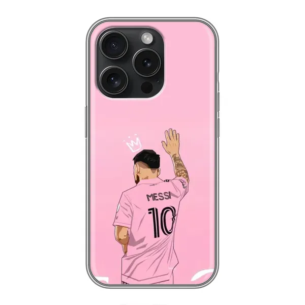 Чехол с рисунком «Месси Маями» для iPhone 16 Pro Чехол с рисунком «Месси Маями» для iPhone 16 Pro