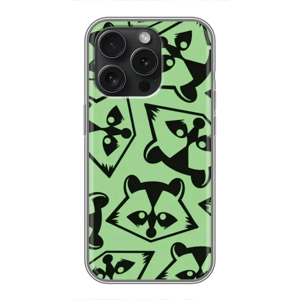 Чехол с рисунком «Мордочки Енота» для iPhone 16 Pro Чехол с рисунком «Мордочки Енота» для iPhone 16 Pro
