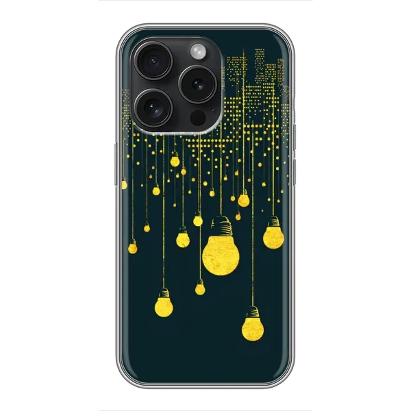 Чехол с рисунком «Ночной город» для iPhone 16 Pro