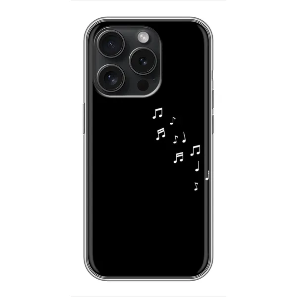 Чехол с рисунком «Ноты» для iPhone 16 Pro Чехол с рисунком «Ноты» для iPhone 16 Pro