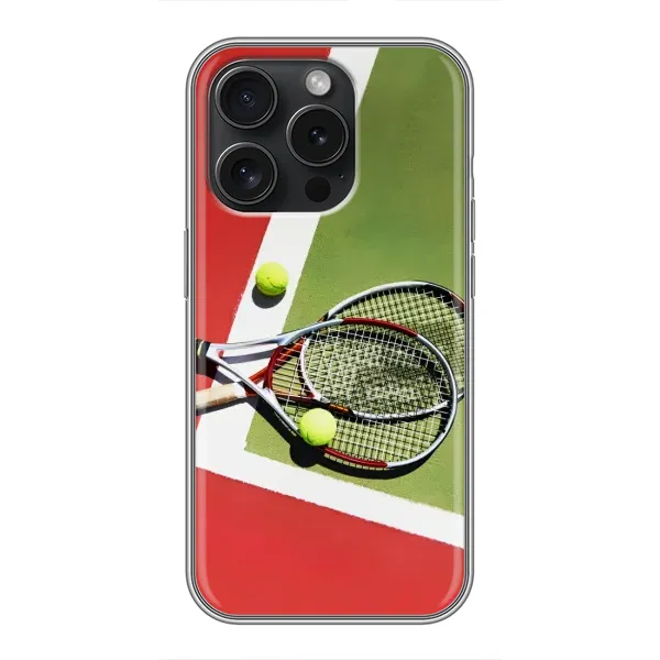Чехол с рисунком «Ракетки теннис» для iPhone 16 Pro Чехол с рисунком «Ракетки теннис» для iPhone 16 Pro