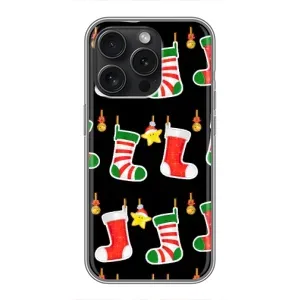 Силиконовый бампер на рождество для iPhone 16 Pro (Рождественские подарки)