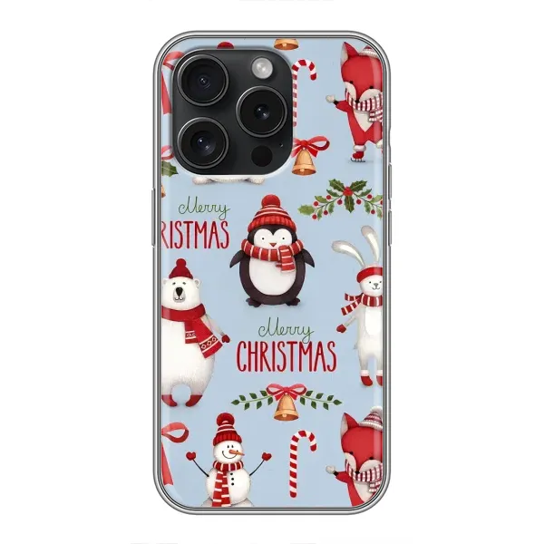 Чехол с рисунком «Рождественский» для iPhone 16 Pro