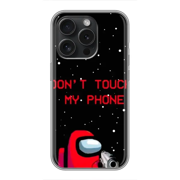 Чехол с рисунком «С пистолетом» для iPhone 16 Pro Чехол с рисунком «С пистолетом» для iPhone 16 Pro