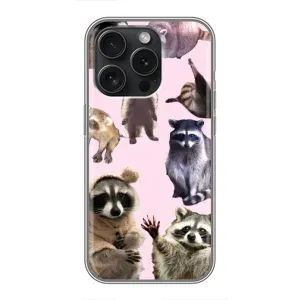 Силіконовий Чохол з Энотами на iPhone 16 Pro (Смішні Єноти)