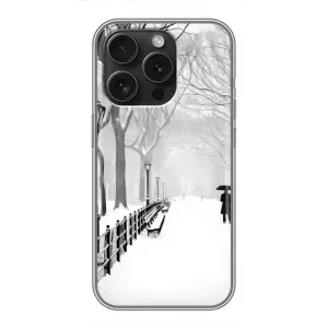 Чехлы на Новый Год iPhone 16 Pro (Снегом замело)